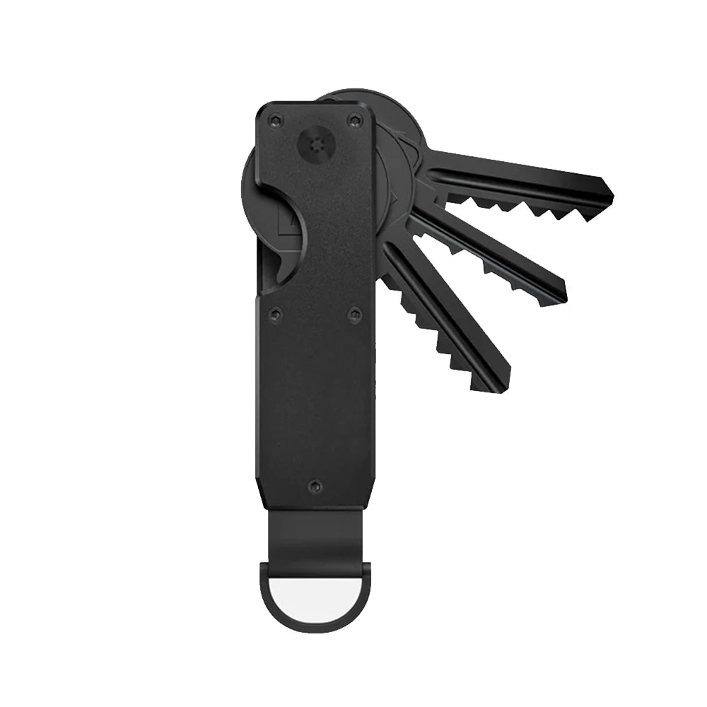 Key Organizer Compact Holder Metal Key Chain Minimalist Key Case Holder for Keychain Secures 2-6 Keys